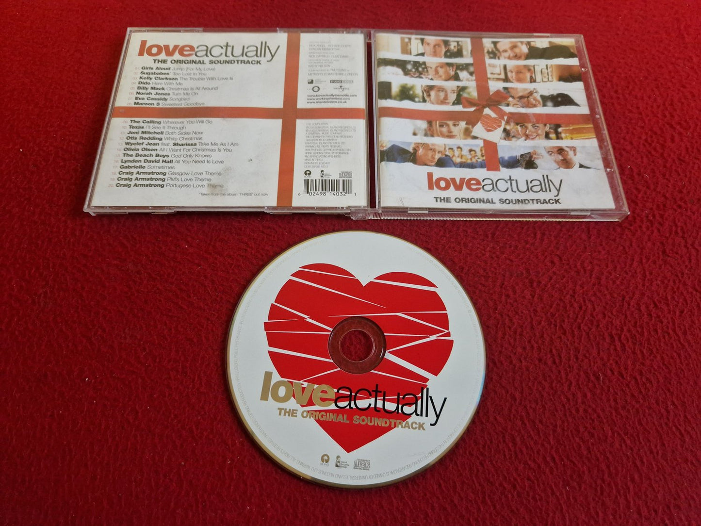 LOVE ACTUALLY THE ORIGINAL SOUNDTRACK CD