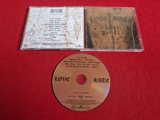 LOVE HATE LET'S RUMBLE CD