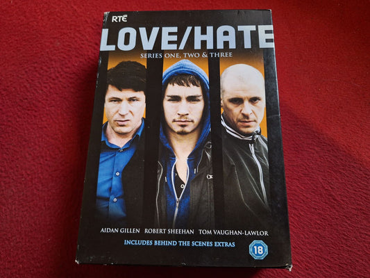LOVE/HATE SERIES 1 - 3 BOX DVD