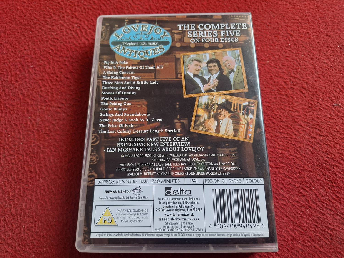 LOVEJOY SERIES 5 BOX DVD