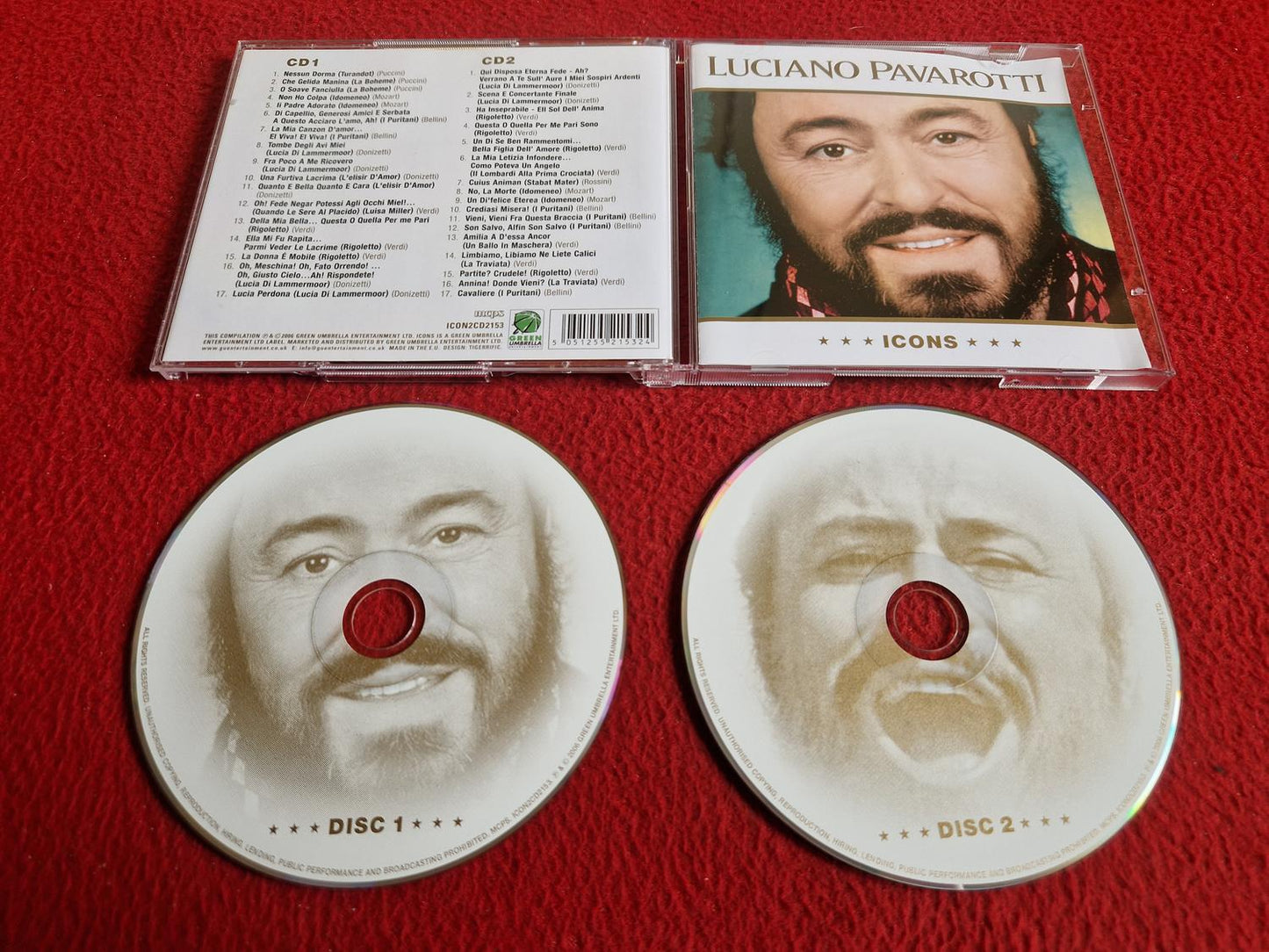 LUCIANO PAVAROTTI ICONS CD