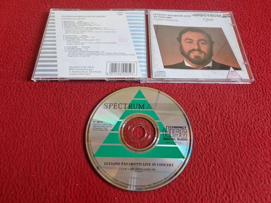 LUCIANO PAVAROTTI IN CONCERT [ SPECTRUM OPERA ] CD