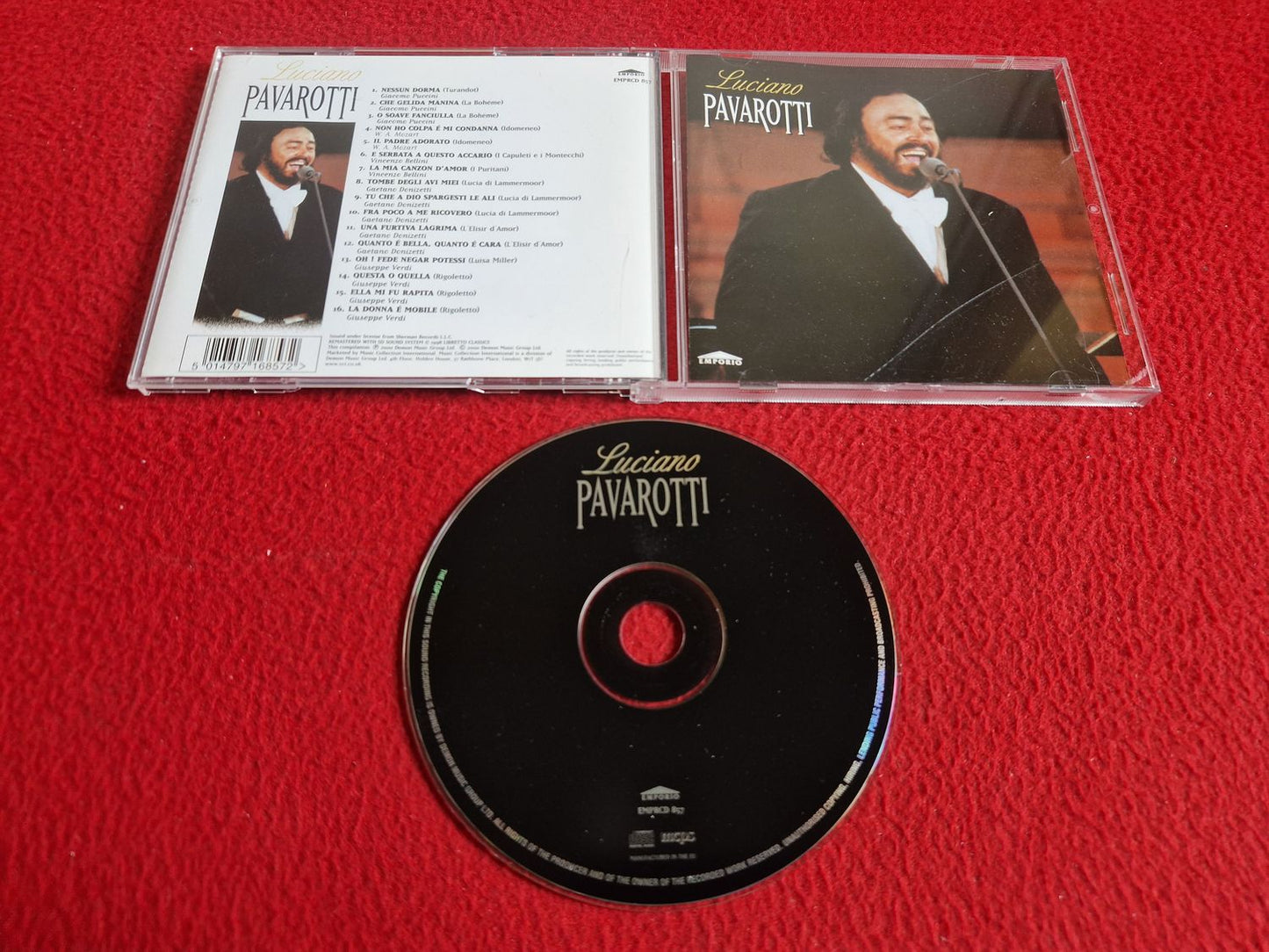 LUCIANO PAVAROTTI - LUCIANO PAVAROTTI CD