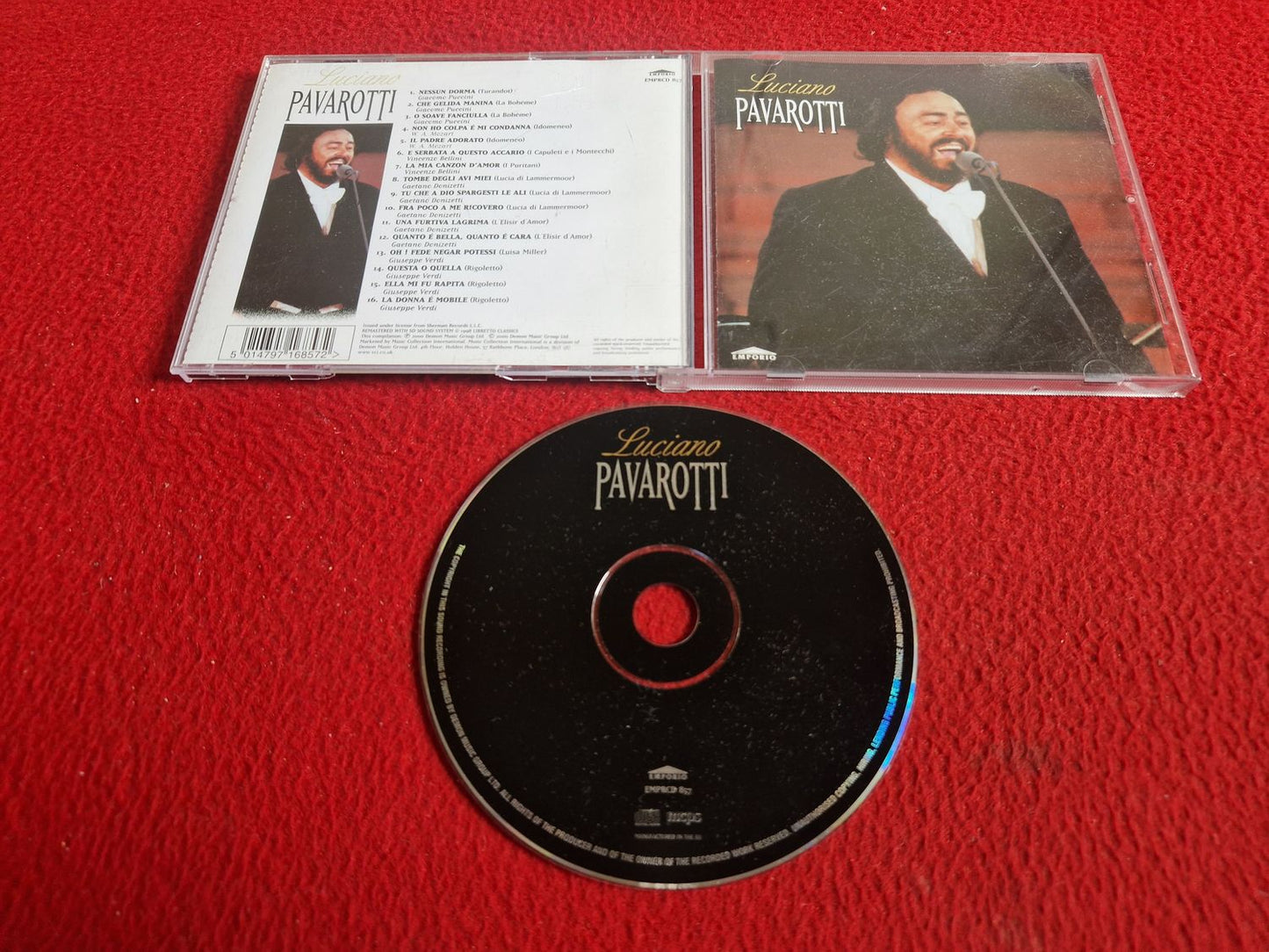 LUCIANO PAVAROTTI - LUCIANO PAVAROTTI CD