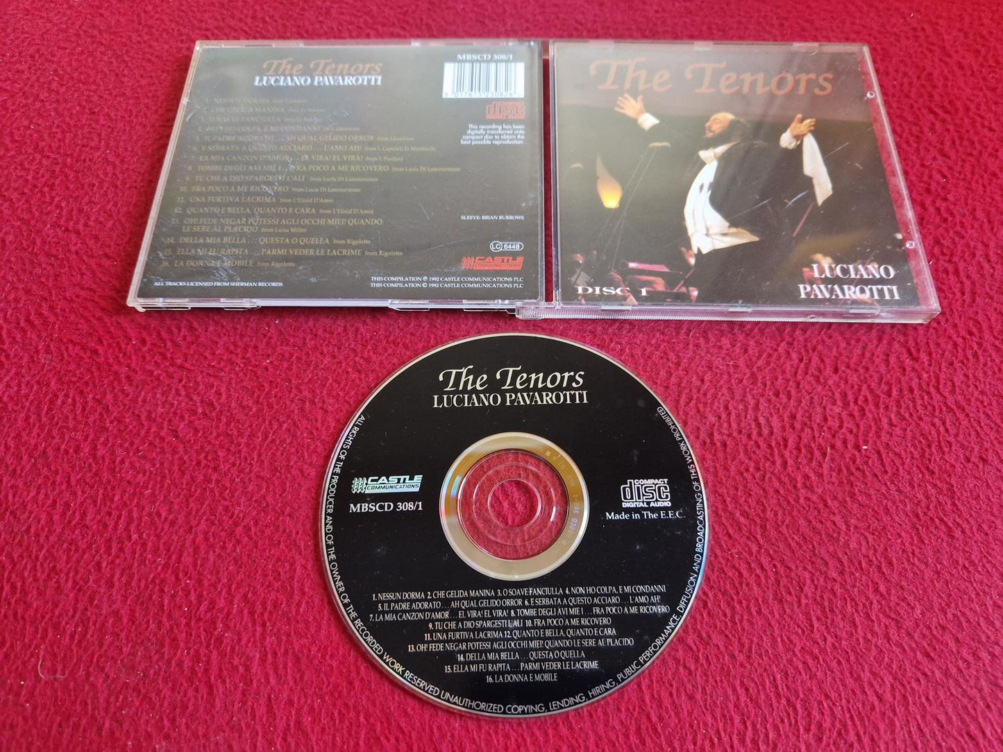 LUCIANO PAVAROTTI THE TENORS CD