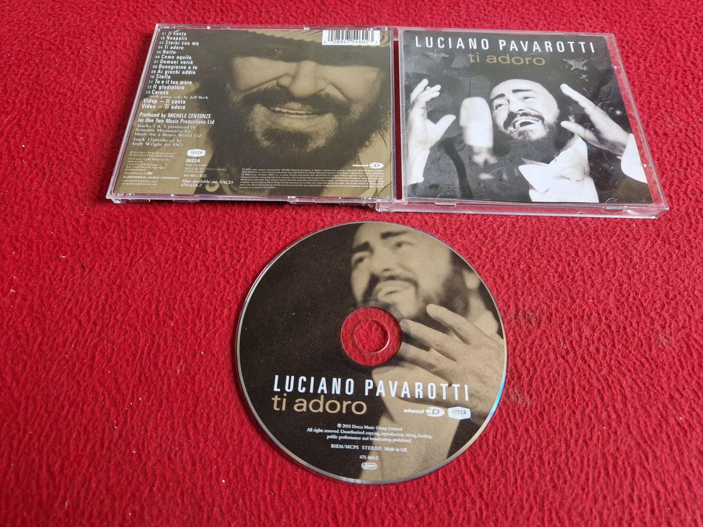 LUCIANO PAVAROTTI TI ADORO CD