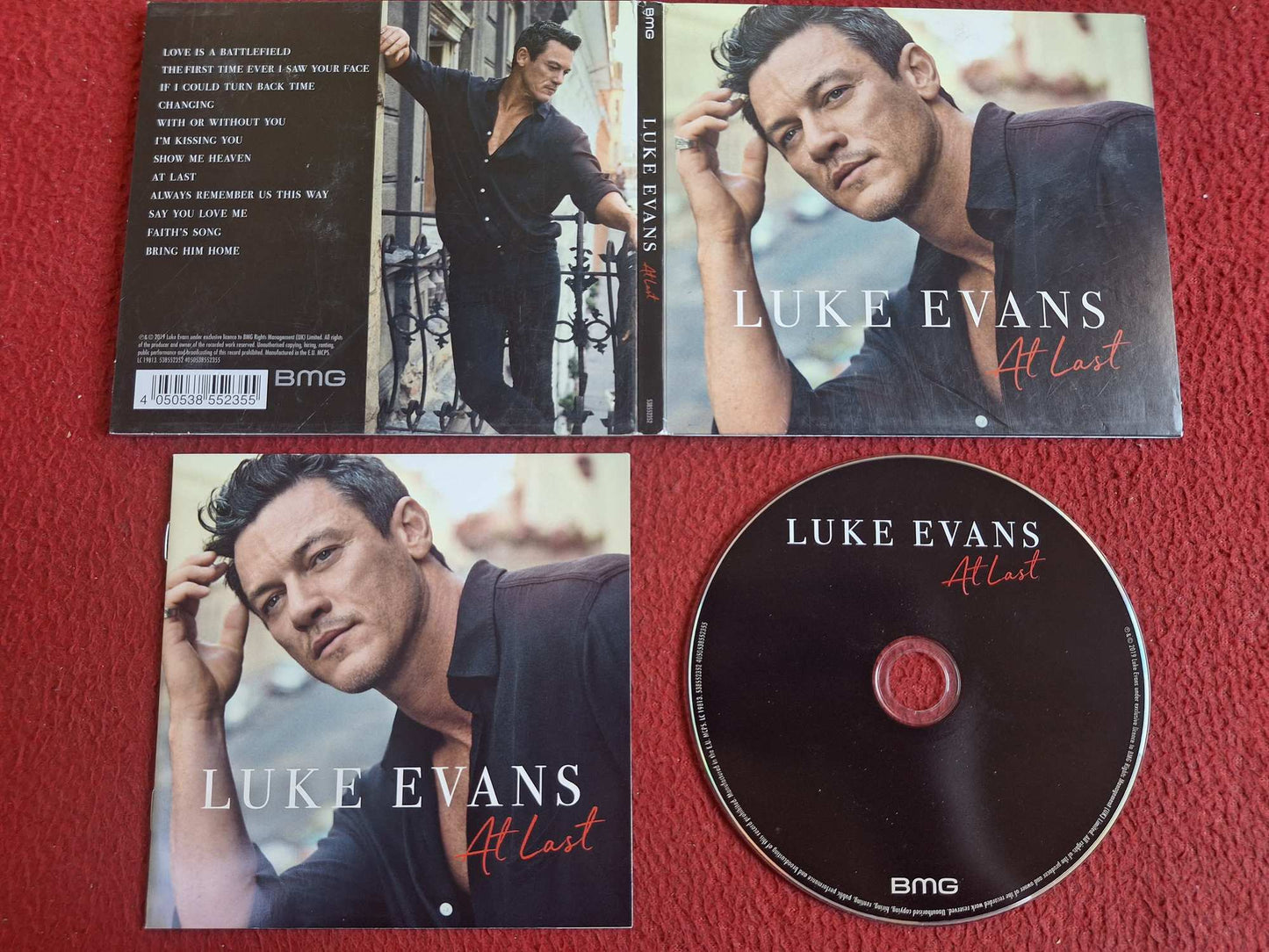 LUKE EVANS AT LAST CD