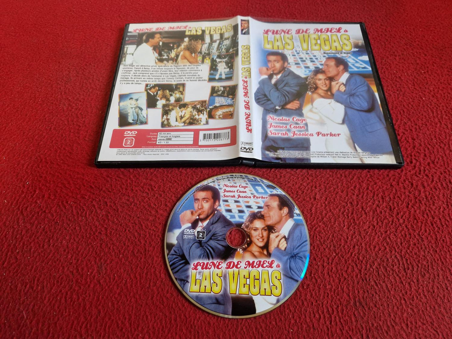 LUNE DE MIEL A LAS VEGAS (HONEYMOON IN VEGAS) [ FRANSKT el ENGELSKT TAL ] DVD