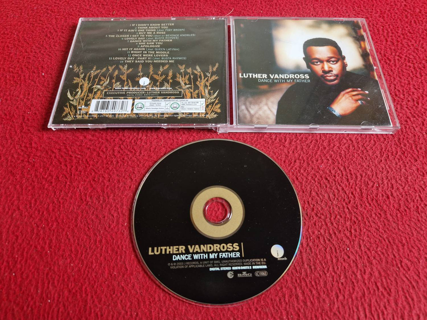 LUTHER VANDROSS DANCE WITH MY FATHER CD