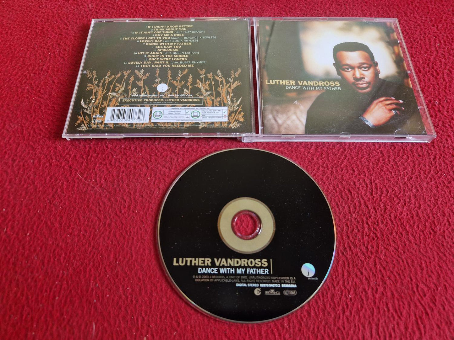 LUTHER VANDROSS DANCE WITH MY FATHER CD