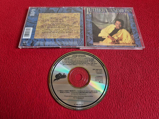 LUTHER VANDROSS GIVE ME THE REASON CD