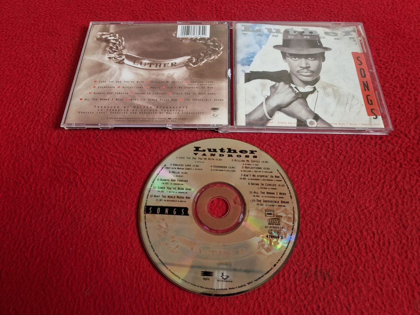 LUTHER VANDROSS SONGS CD