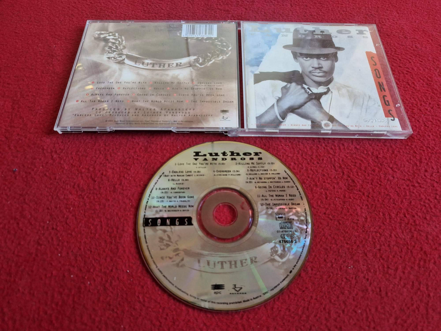 LUTHER VANDROSS SONGS CD