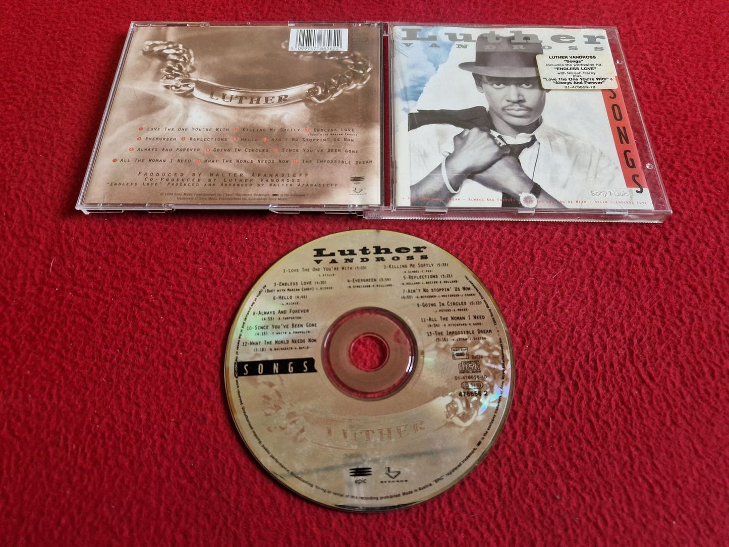 LUTHER VANDROSS SONGS CD
