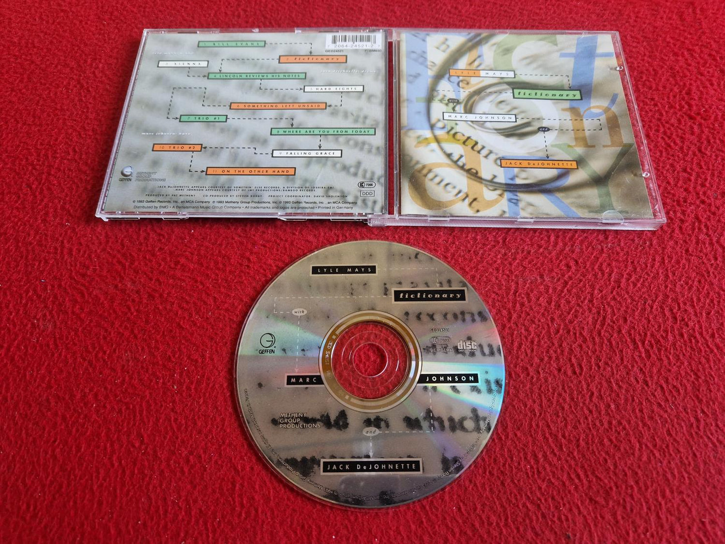 LYLE MAYS MARC JOHNSON JACK DEJOHNETTE FICTIONARY CD
