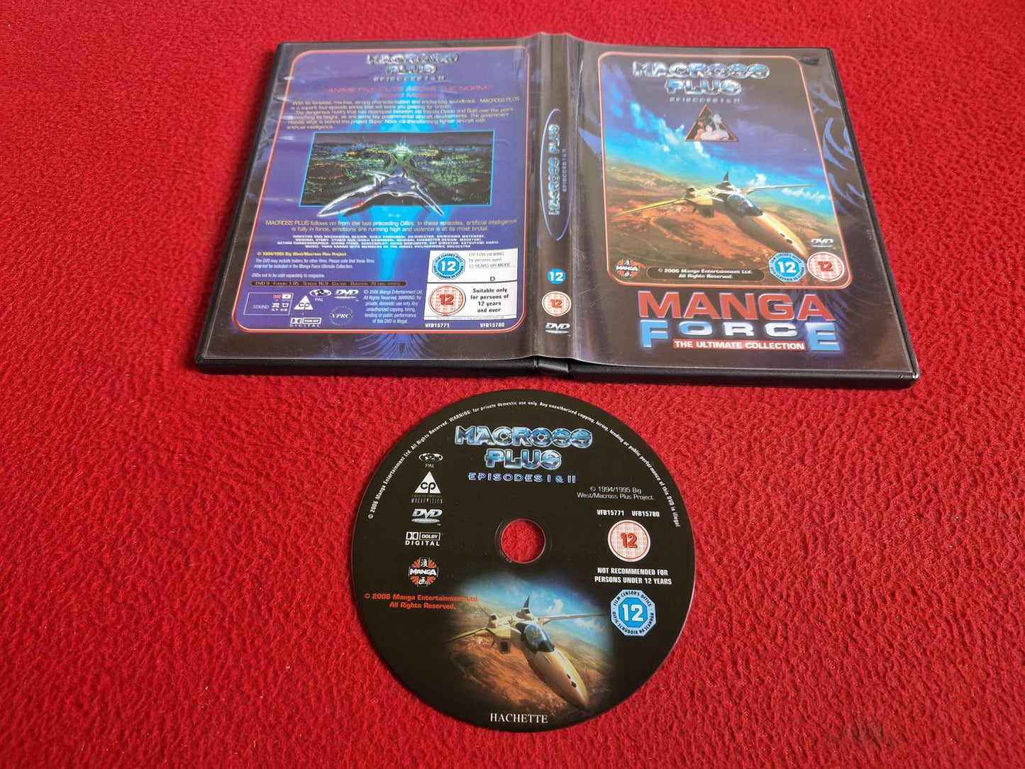 MACROSS PLUS EPISODES 1 & 2 [ JAPANSKT el ENGELSKT TAL ] DVD