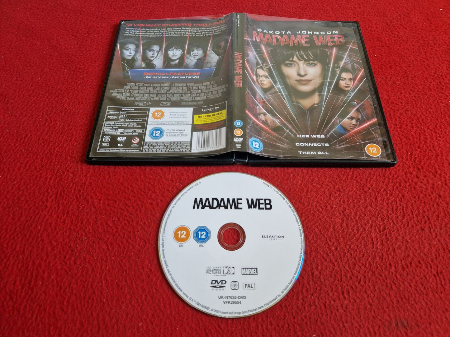 MADAME WEB [ SVENSK TEXT ] DVD