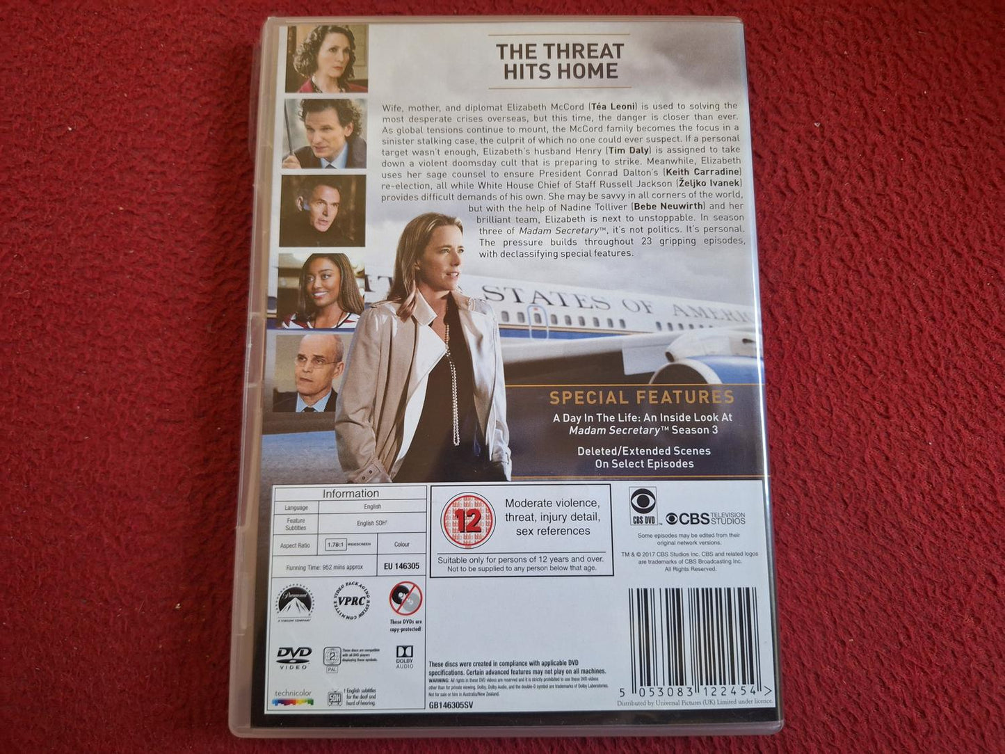 MADAM SECRETARY SEASON 3 BOX DVD