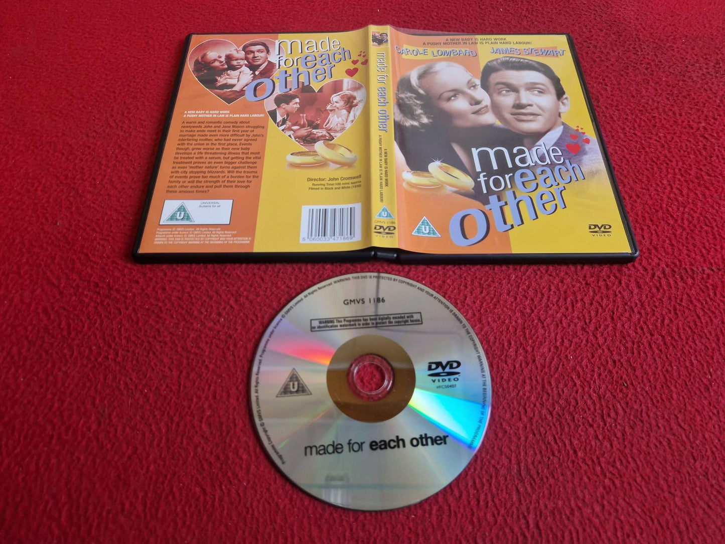MADE FOR EACH OTHER DVD