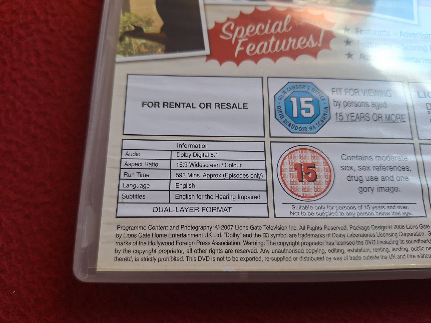 MAD MEN SEASON 1 BOX DVD