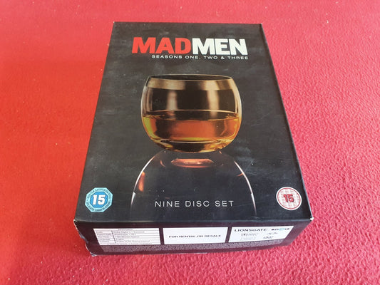 MAD MEN SEASONS 1 - 3 BOX till DVD