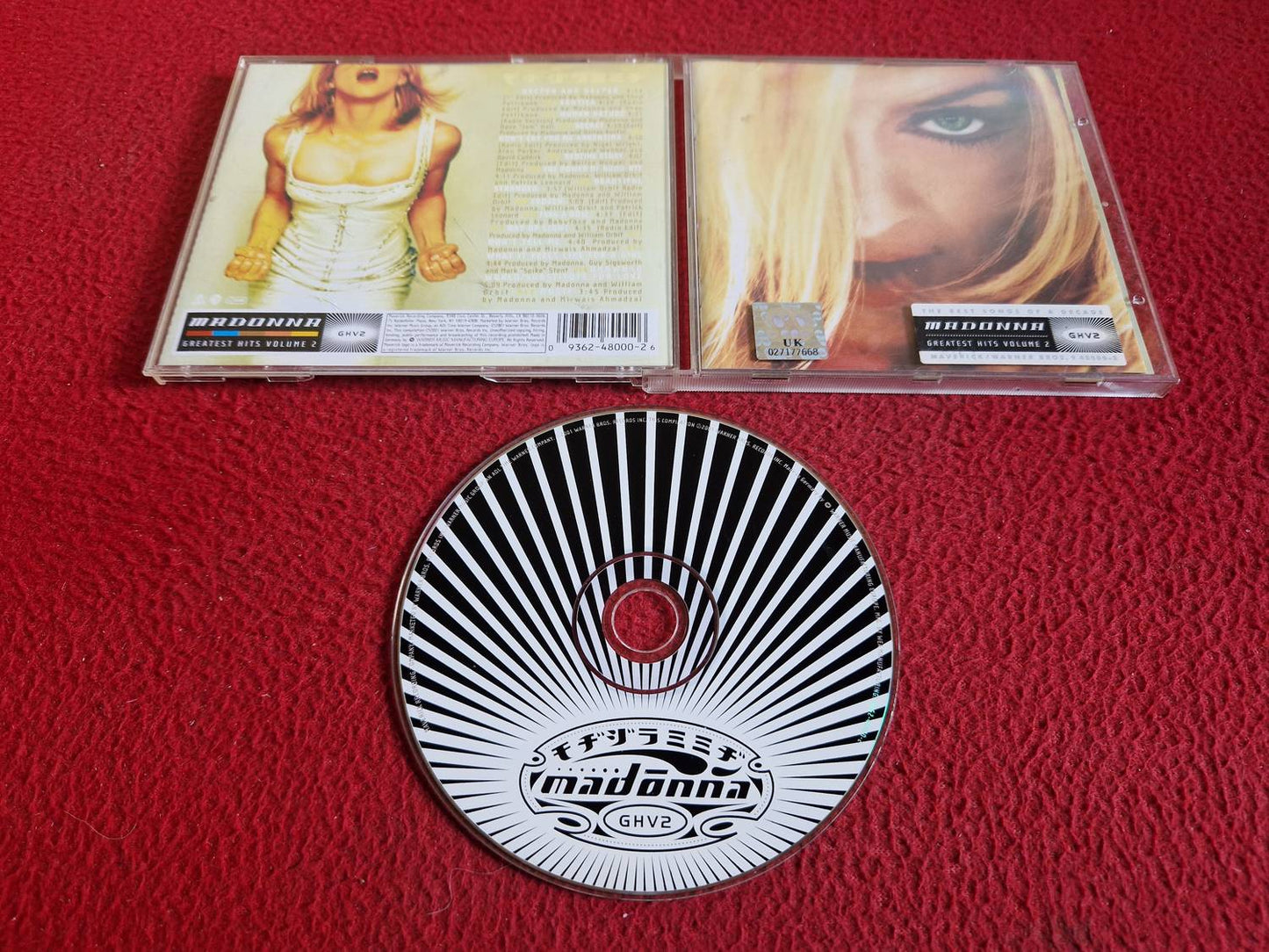 MADONNA GREATEST HITS VOLUME 2 CD