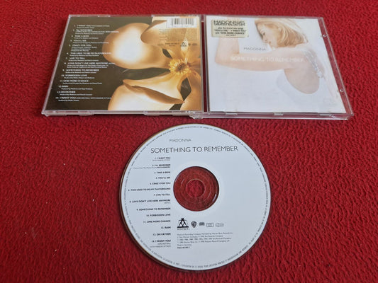 MADONNA SOMETHING TO REMEMBER CD