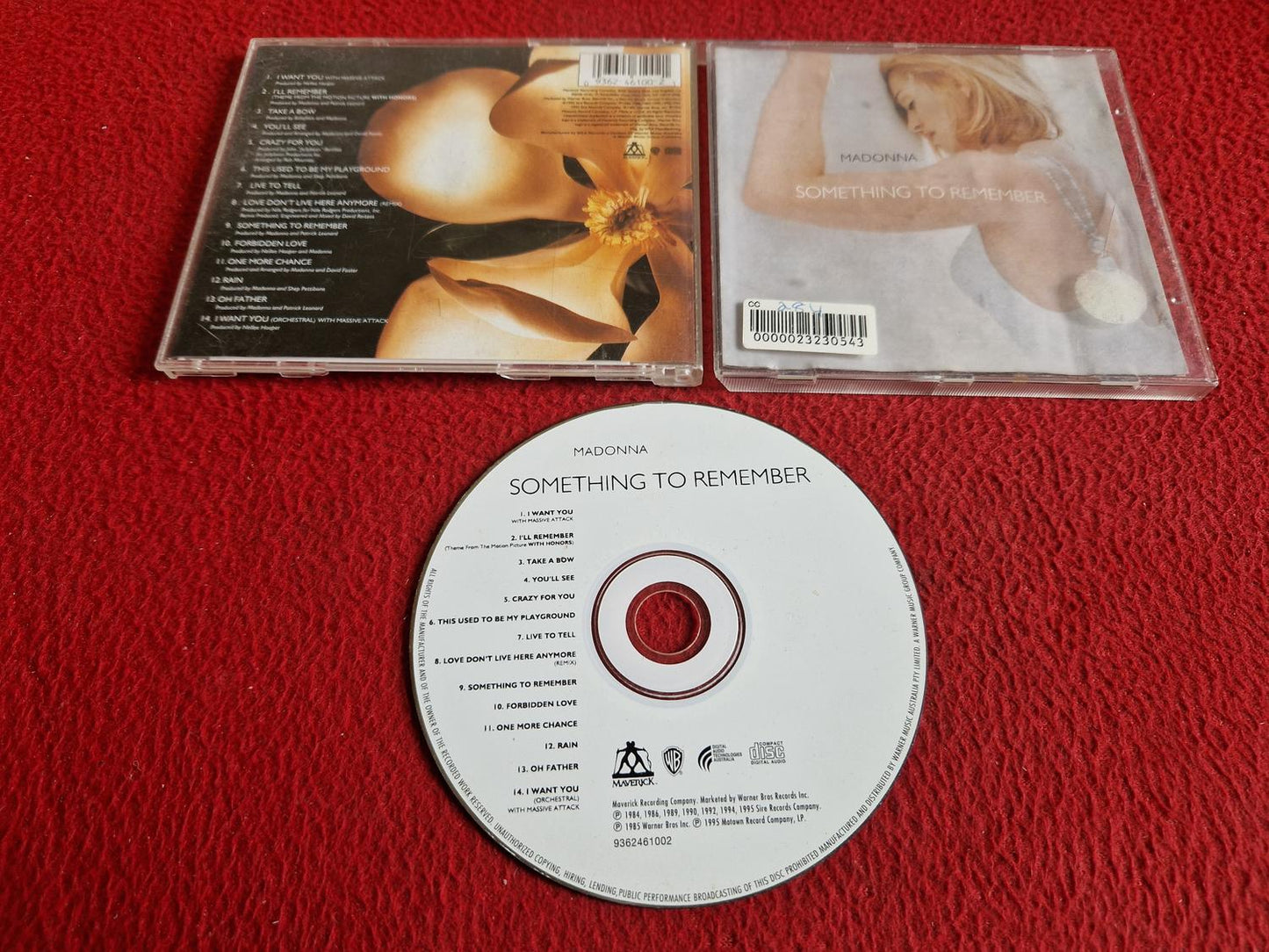 MADONNA SOMETHING TO REMEMBER CD