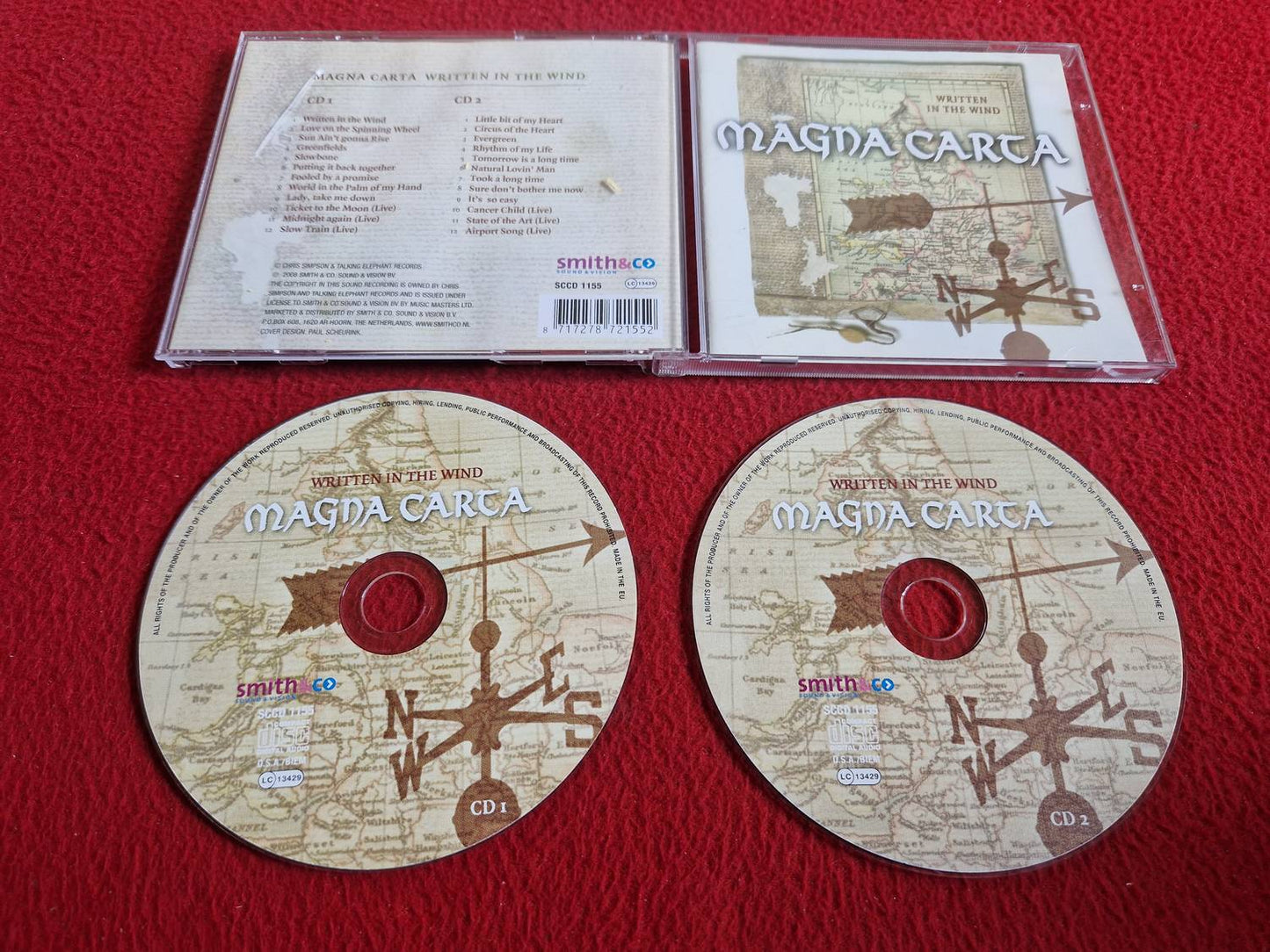 MAGNA CARTA WRITTEN IN THE WIND CD