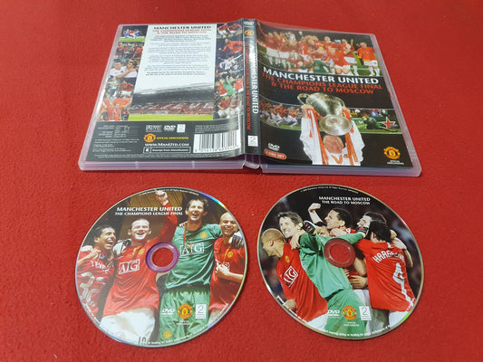 MANCHESTER UNITED THE CHAMPIONS LEAGUE FINAL & THE ROAD TO MOSCOW till DVD