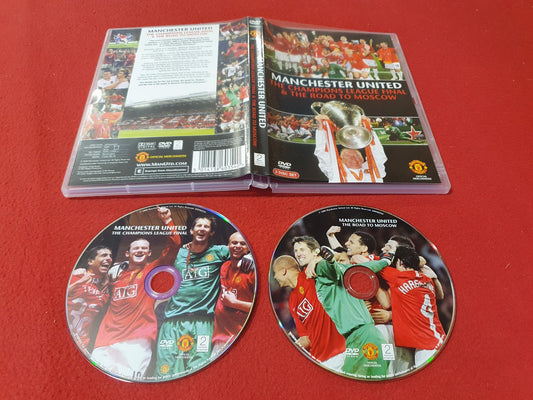 MANCHESTER UNITED THE CHAMPIONS LEAGUE FINAL & THE ROAD TO MOSCOW till DVD