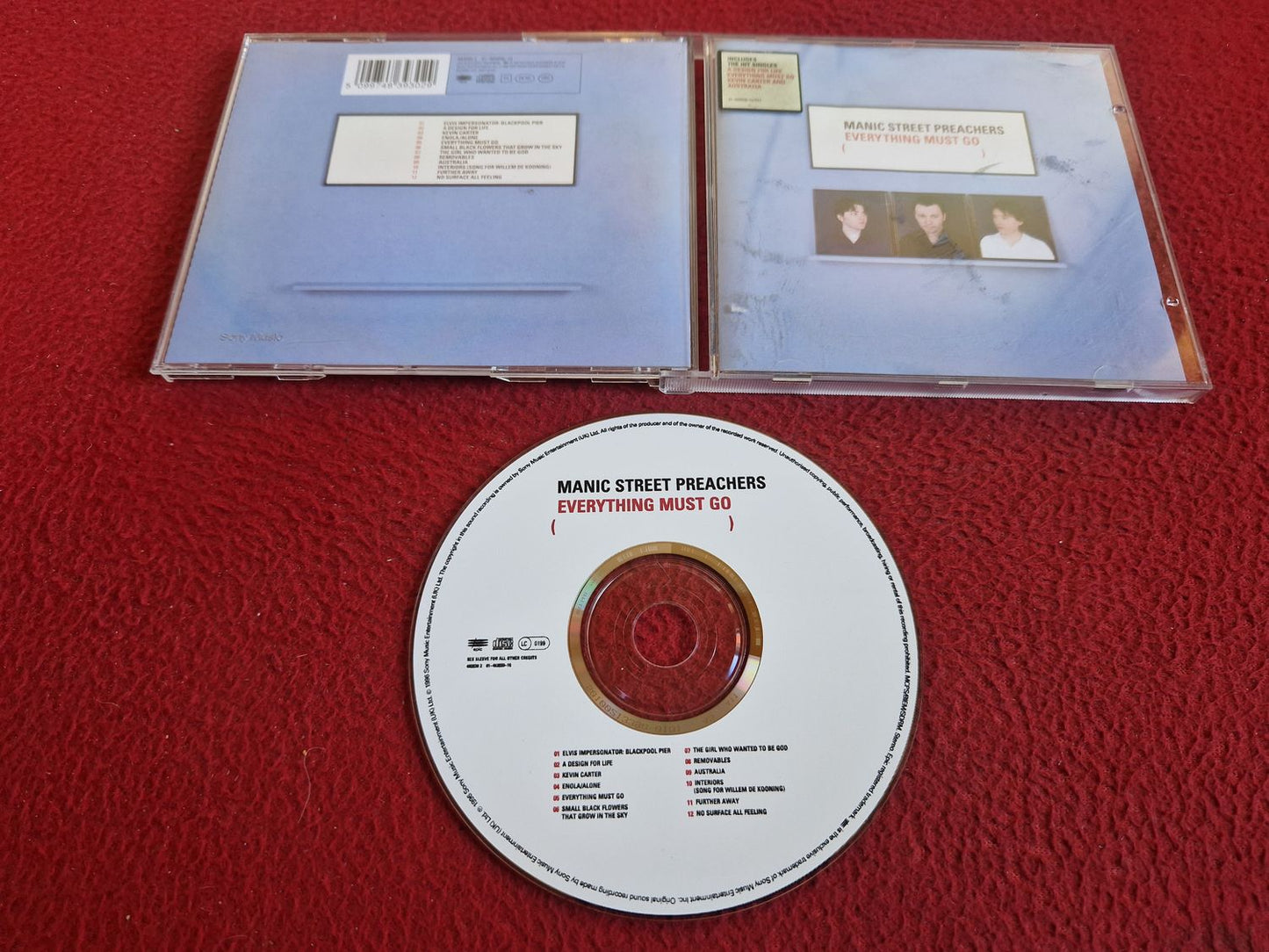 MANIC STREET PREACHERS EVERYTHING MUST GO CD
