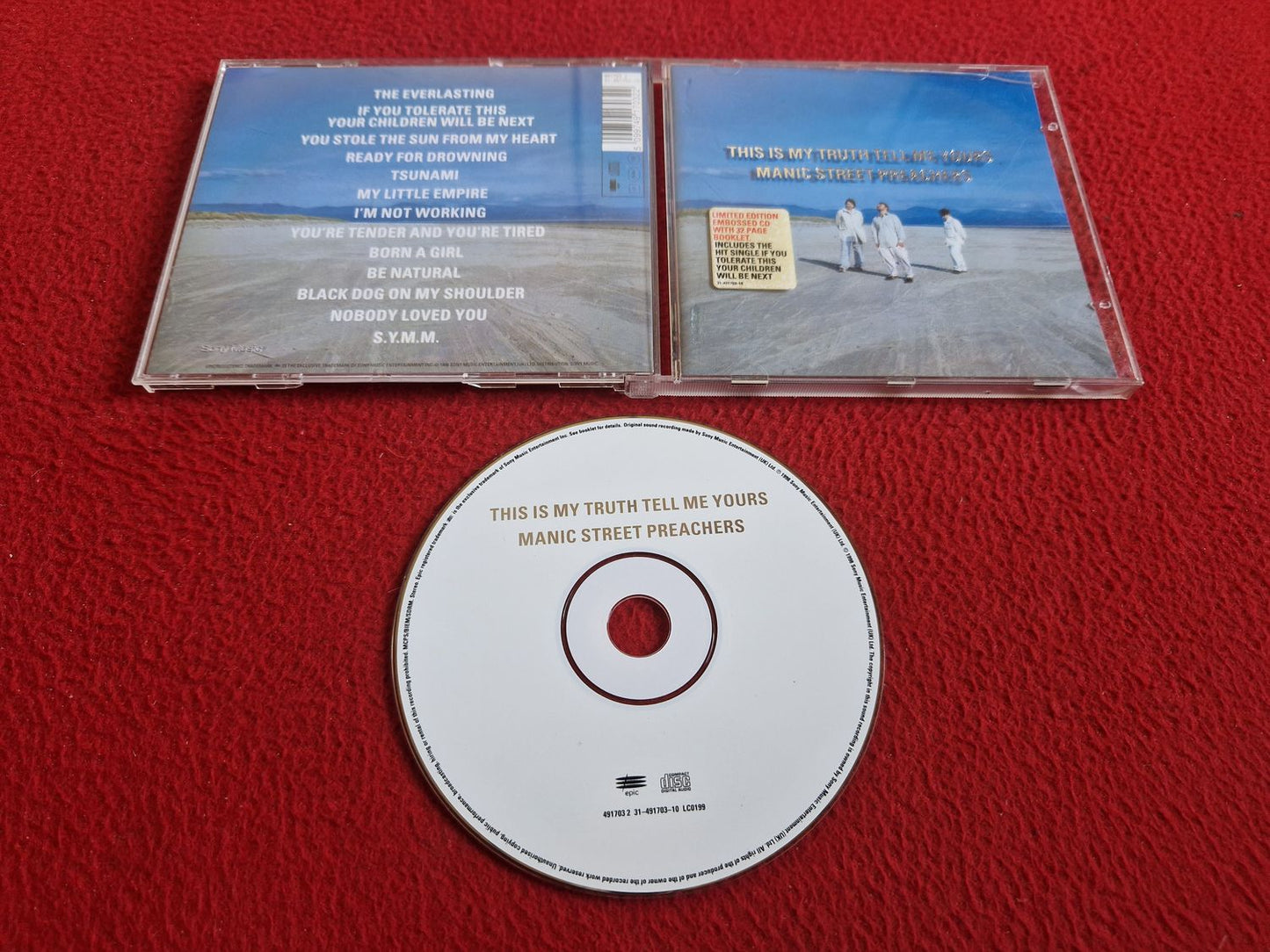 MANIC STREET PREACHERS THIS IS MY TRUTH TELL ME YOURS CD