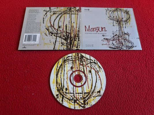 MANSUN CLOSED FOR BUSINESS CD
