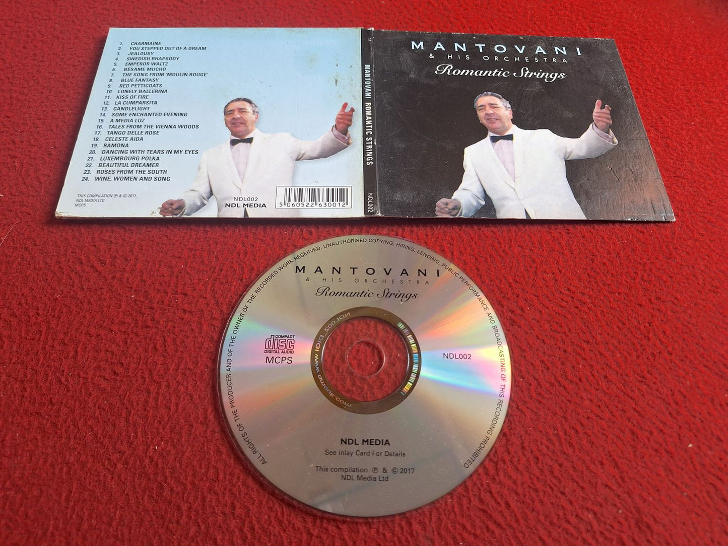 MANTOVANI & HIS ORCHESTRA ROMANTIC STRINGS CD