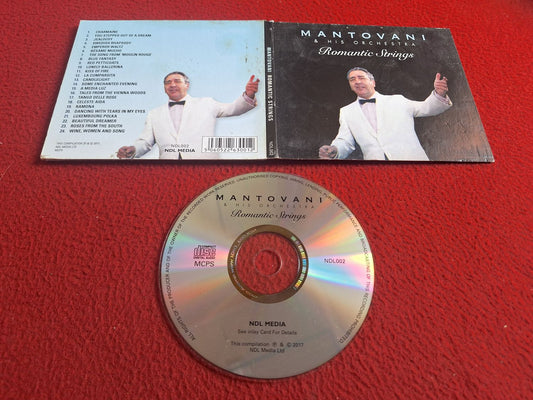 MANTOVANI & HIS ORCHESTRA ROMANTIC STRINGS CD