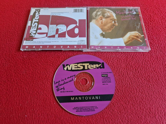 MANTOVANI LOVE IS A MANY SPLENDORED THING CD