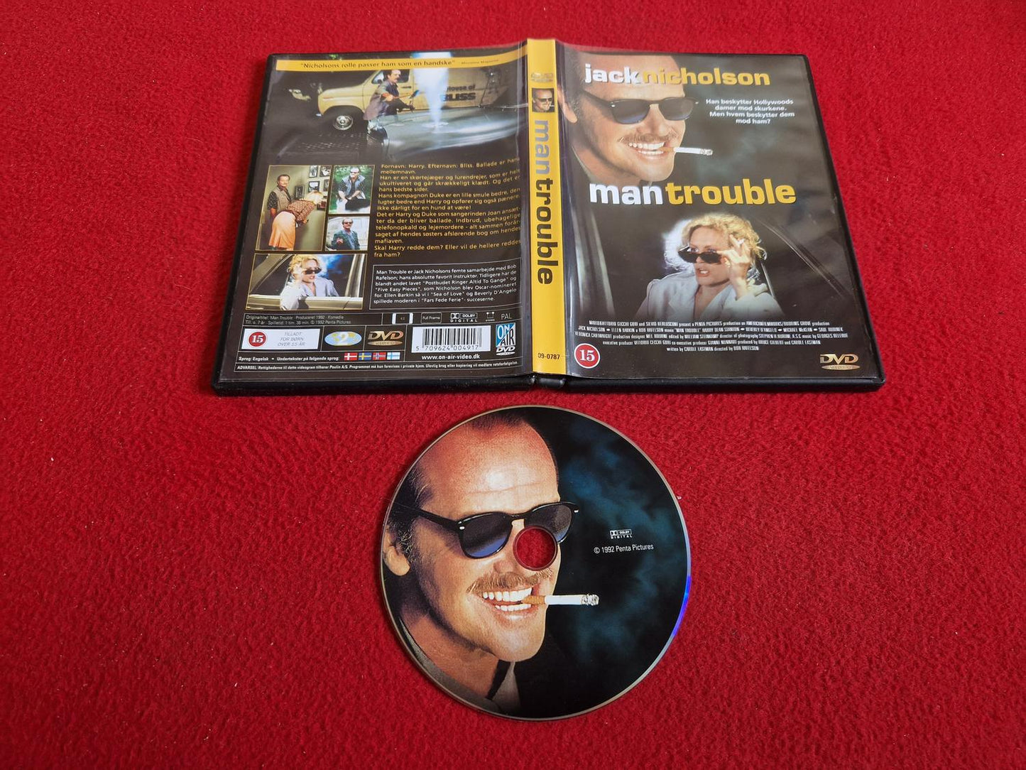 MAN TROUBLE till DVD