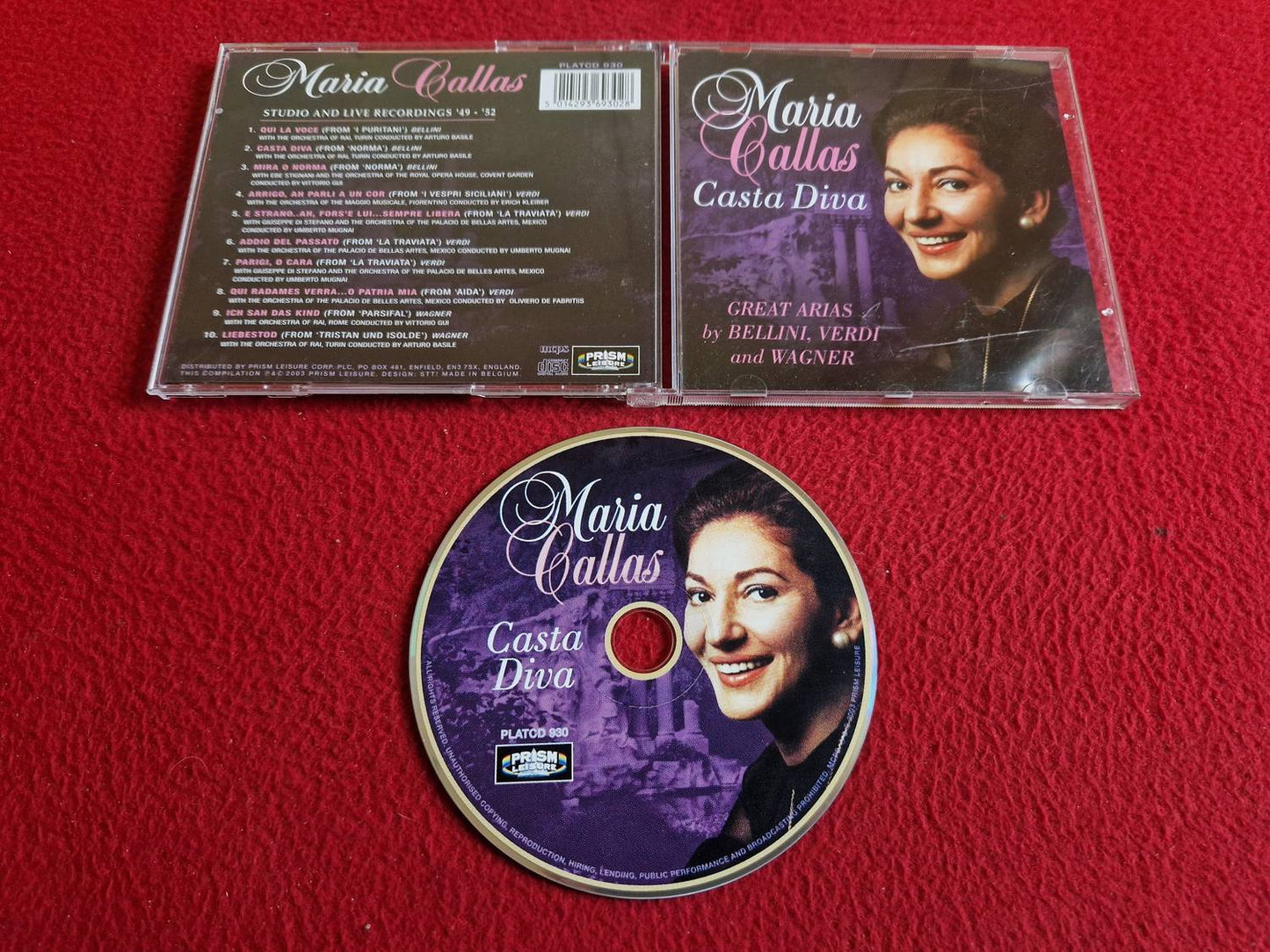 MARIA CALLAS CASTA DIVA CD