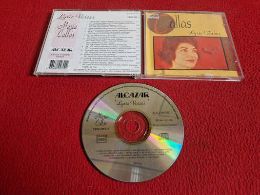 MARIA CALLAS LYRIC VOICES CD
