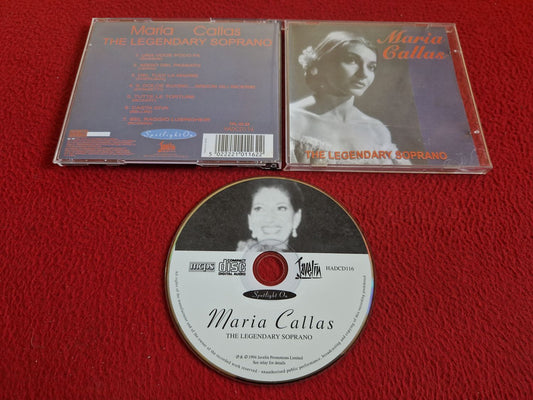 MARIA CALLAS THE LEGENDARY SOPRANO CD