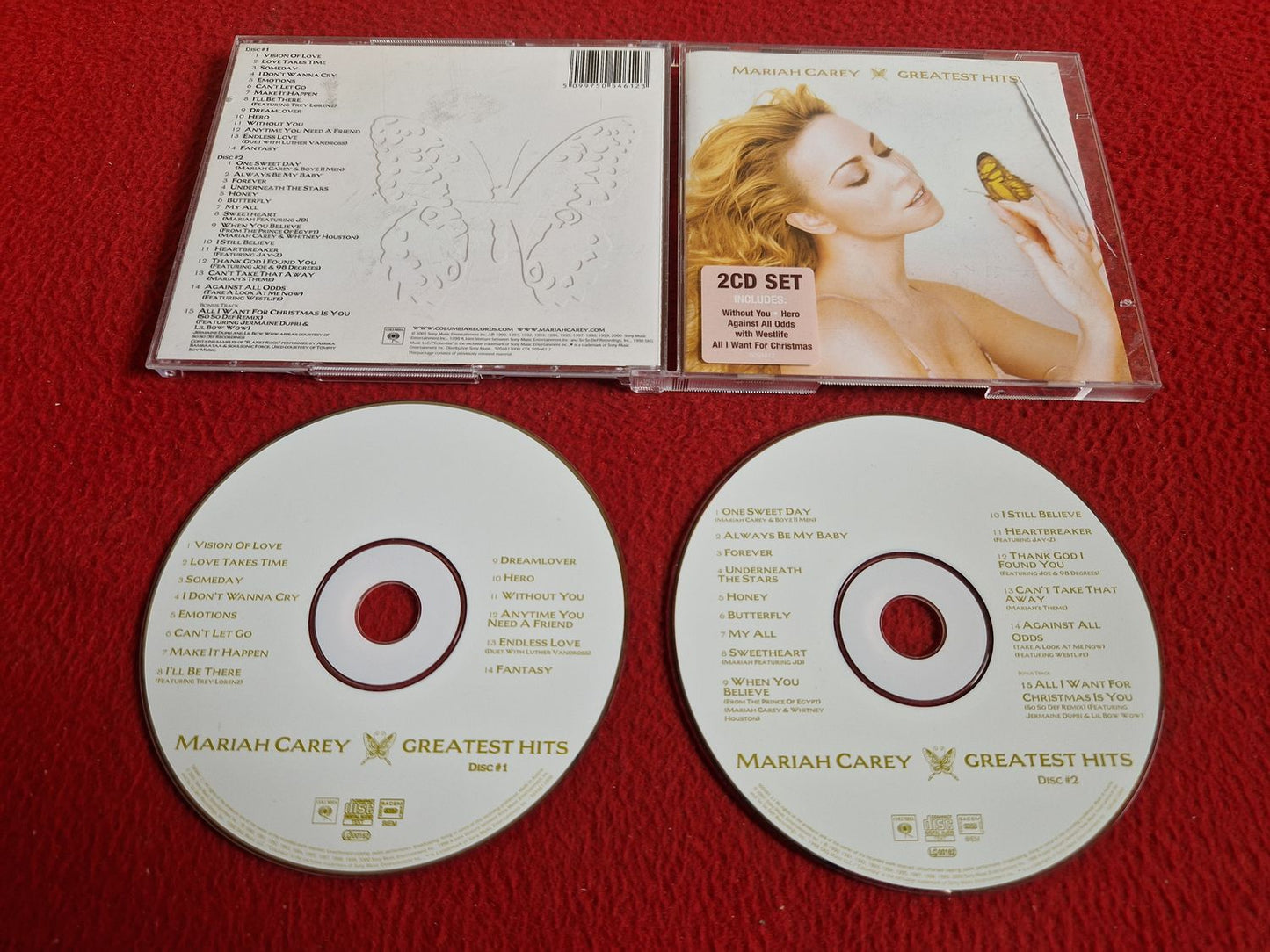 MARIAH CAREY GREATEST HITS CD
