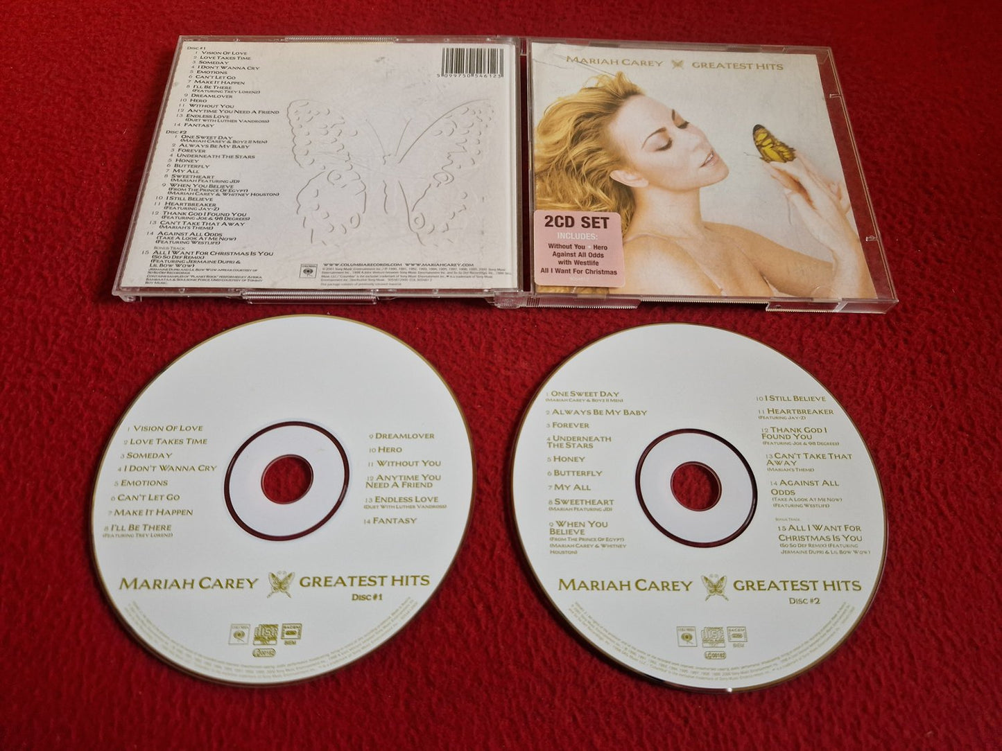MARIAH CAREY GREATEST HITS CD