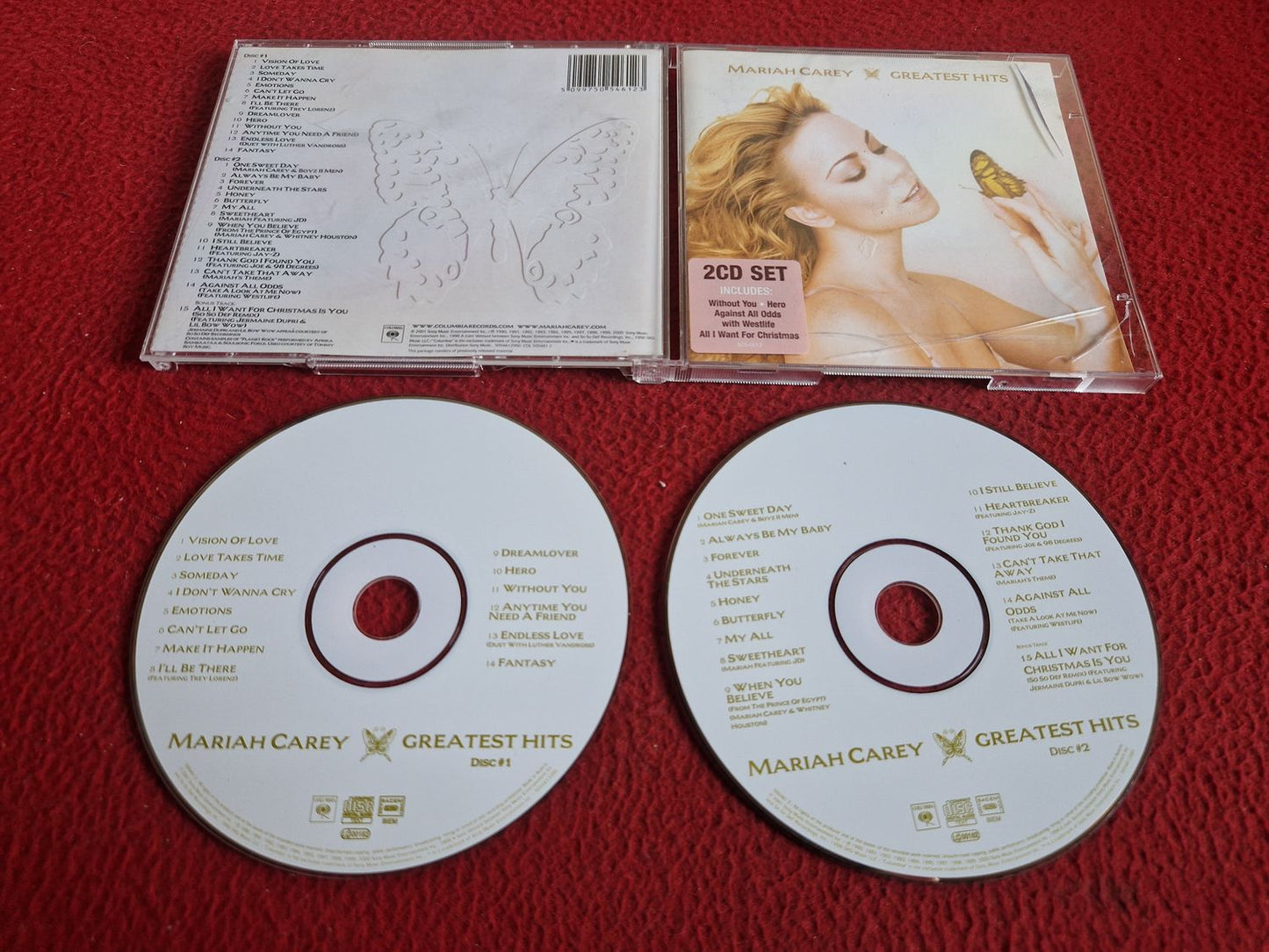 MARIAH CAREY GREATEST HITS CD