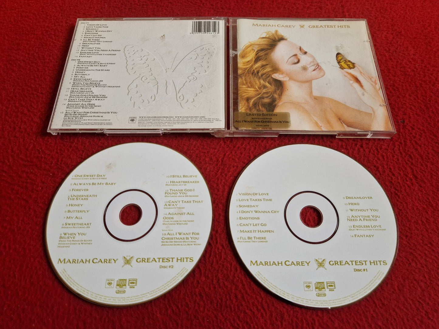 MARIAH CAREY GREATEST HITS CD