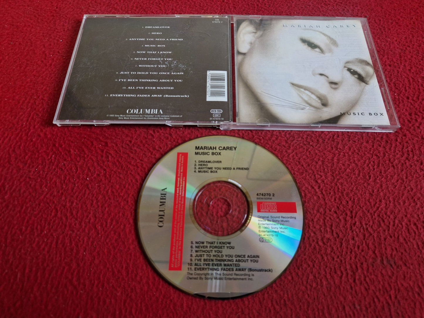MARIAH CAREY MUSIC BOX CD