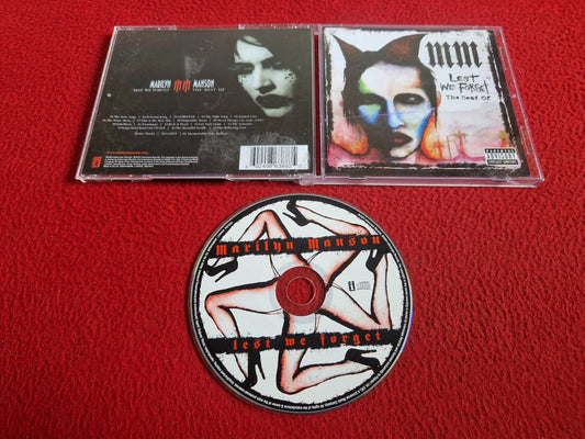 MARILYN MANSON LEST WE FORGET THE BEST OF CD