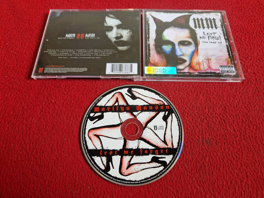 MARILYN MANSON LEST WE FORGET THE BEST OF CD