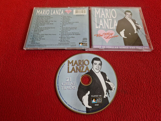 MARIO LANZA BE MY LOVE CD