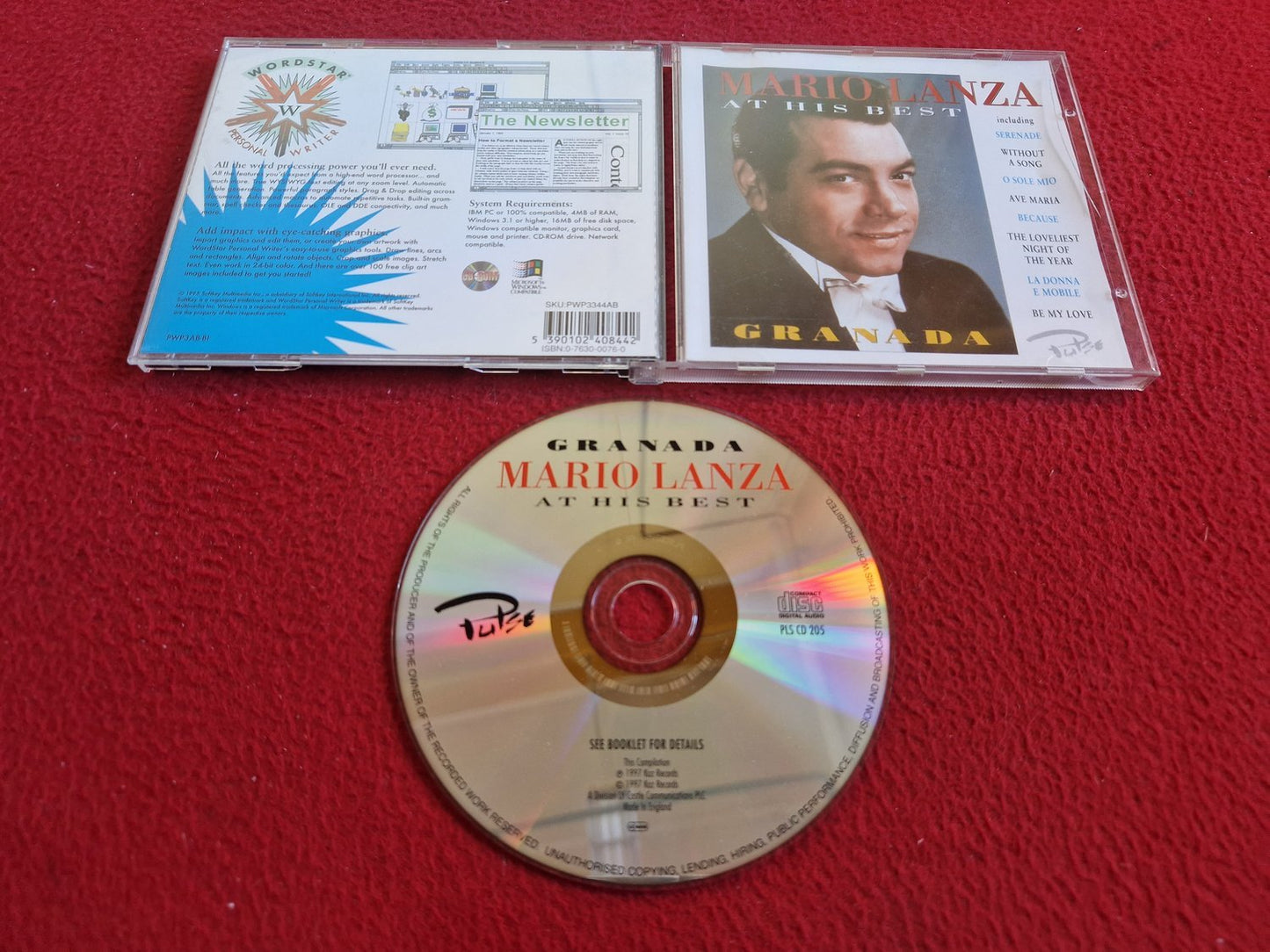 MARIO LANZA GRANADA AT HIS BEST CD